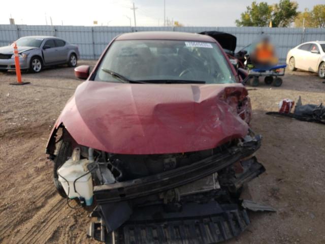 3N1AB7AP7KY255467 - 2019 NISSAN SENTRA S RED photo 5