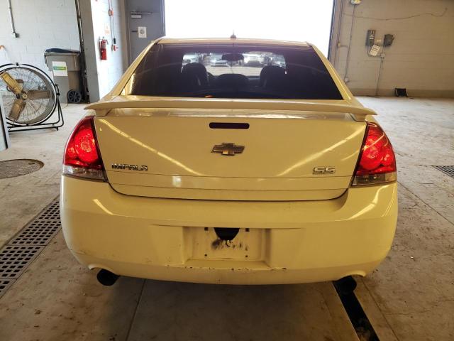 2G1WD58C289111069 - 2008 CHEVROLET IMPALA SUPER SPORT WHITE photo 6