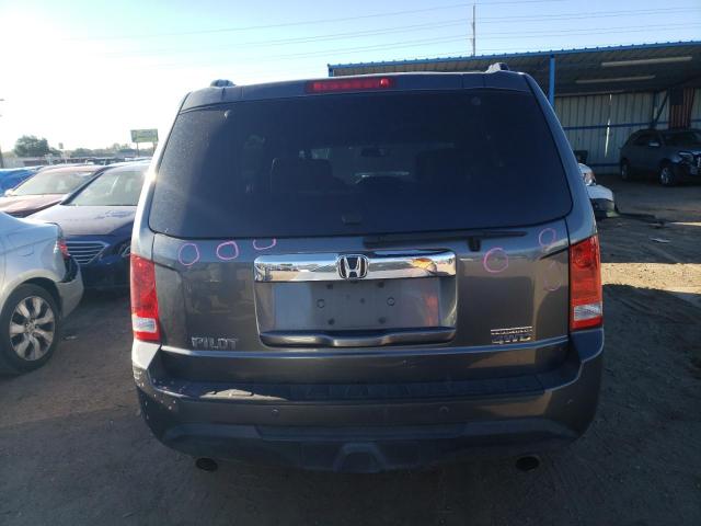 5FNYF4H96CB079367 - 2012 HONDA PILOT TOURING GRAY photo 6