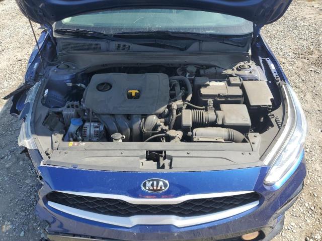 3KPF24AD7KE121826 - 2019 KIA FORTE FE BLUE photo 11