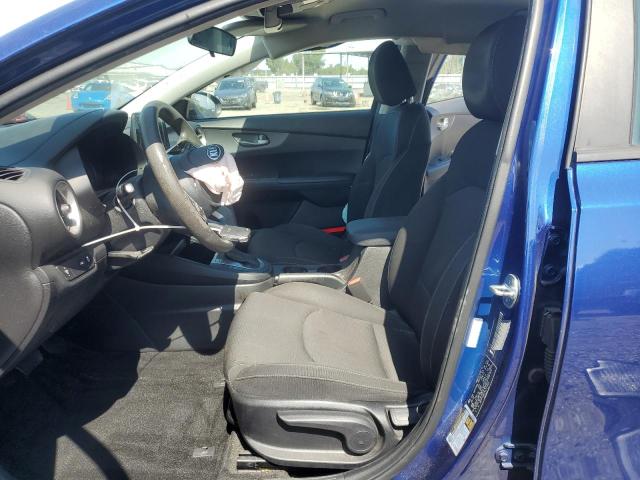 3KPF24AD7KE121826 - 2019 KIA FORTE FE BLUE photo 7