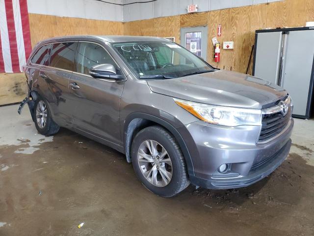 5TDJKRFH6FS176184 - 2015 TOYOTA HIGHLANDER XLE GRAY photo 4