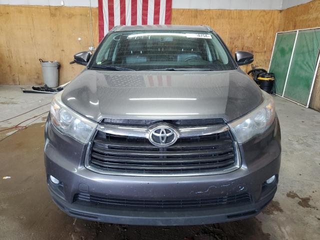 5TDJKRFH6FS176184 - 2015 TOYOTA HIGHLANDER XLE GRAY photo 5