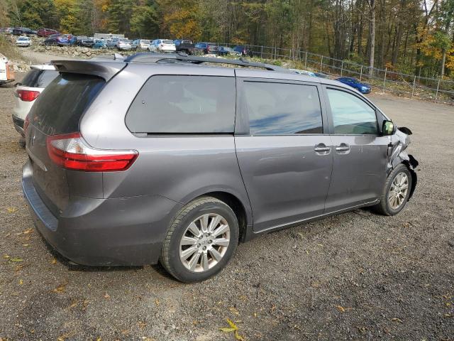 5TDDK3DC0FS103989 - 2015 TOYOTA SIENNA XLE GRAY photo 3