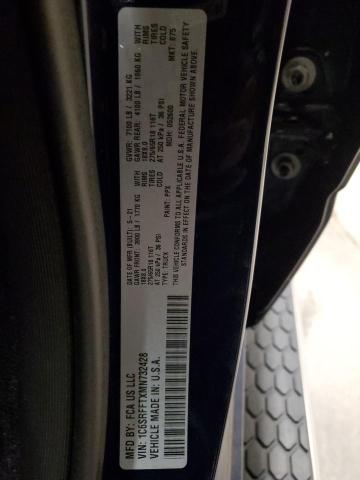 1C6SRFFTXMN732428 - 2021 RAM 1500 BIG HORN/LONE STAR BLUE photo 12