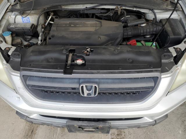 2HKYF18504H596940 - 2004 HONDA PILOT EXL SILVER photo 12