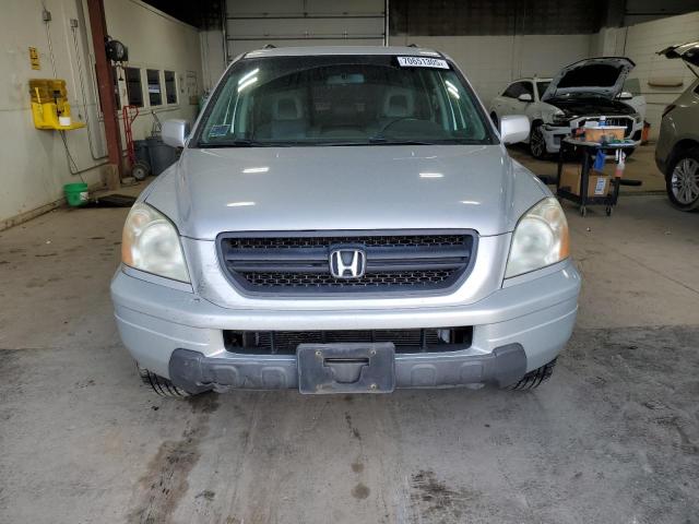 2HKYF18504H596940 - 2004 HONDA PILOT EXL SILVER photo 5