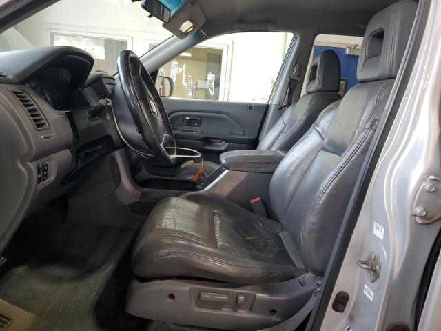 2HKYF18504H596940 - 2004 HONDA PILOT EXL SILVER photo 7