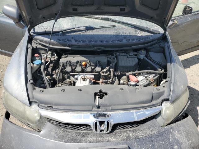 2HGFA1F57AH552917 - 2010 HONDA CIVIC LX GRAY photo 11