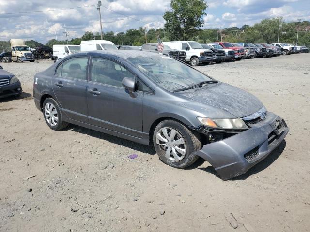 2HGFA1F57AH552917 - 2010 HONDA CIVIC LX GRAY photo 4