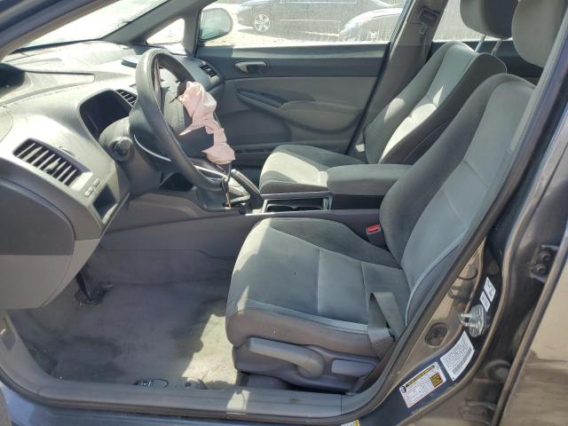 2HGFA1F57AH552917 - 2010 HONDA CIVIC LX GRAY photo 7