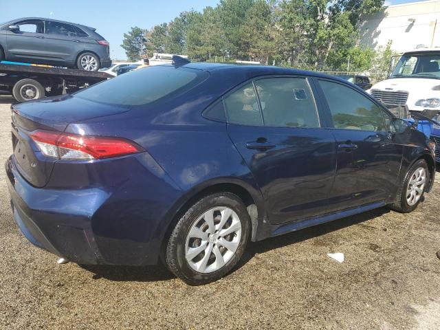 JTDEPRAE6LJ109710 - 2020 TOYOTA COROLLA LE BLUE photo 3