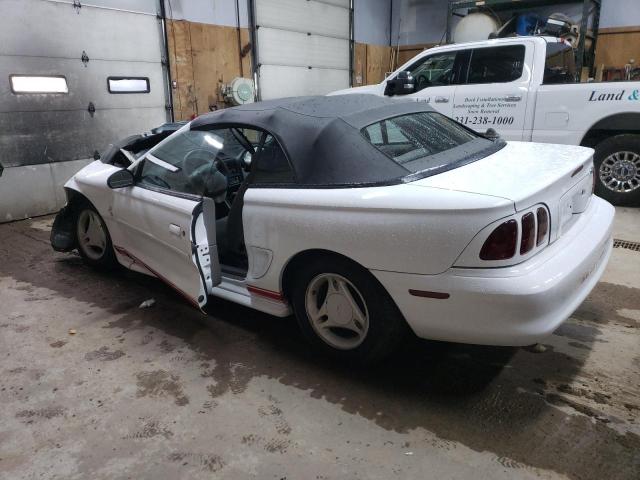 1FALP4449VF117339 - 1997 FORD MUSTANG WHITE photo 2