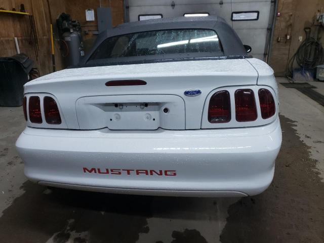 1FALP4449VF117339 - 1997 FORD MUSTANG WHITE photo 6