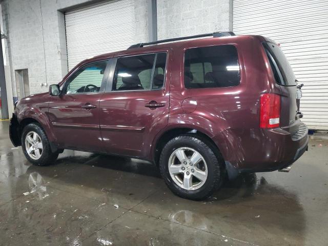 5FNYF48699B030498 - 2009 HONDA PILOT EXL MAROON photo 2