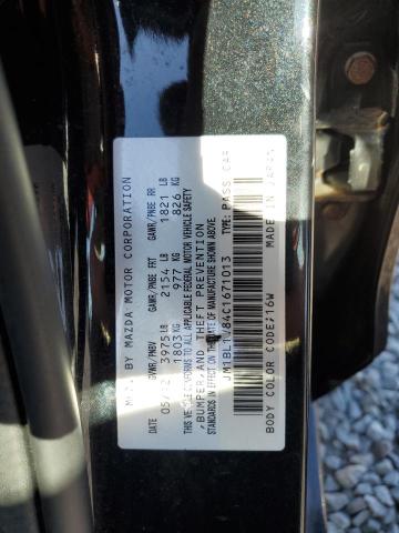 JM1BL1V84C1671013 - 2012 MAZDA 3 I BLACK photo 12