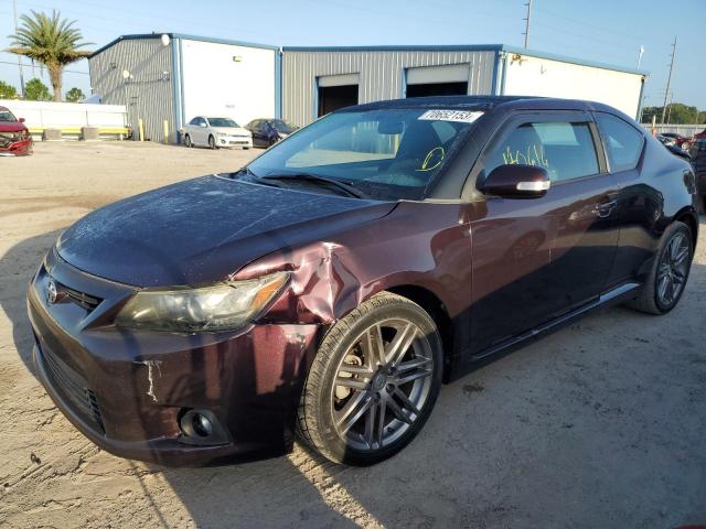 JTKJF5C70B3018498 - 2011 TOYOTA SCION TC 勃艮第红 照片 1