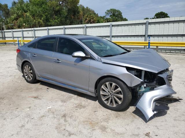 5NPE34AF0GH336445 - 2016 HYUNDAI SONATA SPORT SILVER photo 4