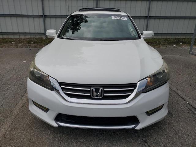 1HGCR2F88DA271126 - 2013 HONDA ACCORD EXL WHITE photo 5