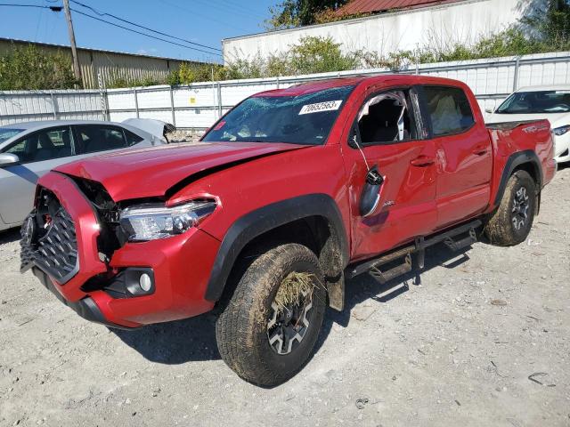 3TMCZ5AN1PM570820 - 2023 TOYOTA TACOMA DOUBLE CAB RED photo 1