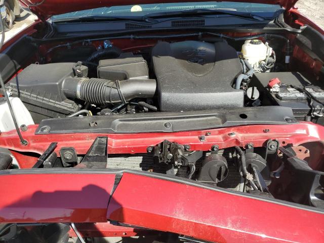 3TMCZ5AN1PM570820 - 2023 TOYOTA TACOMA DOUBLE CAB RED photo 11