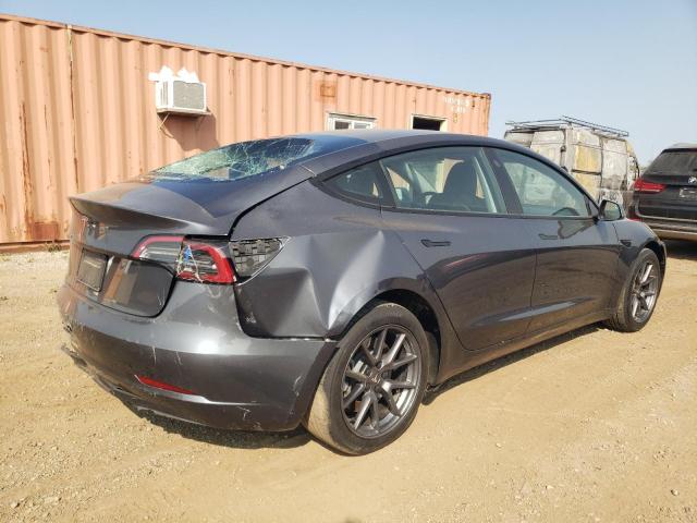 5YJ3E1EA2PF694014 - 2023 TESLA MODEL 3 GRAY photo 3