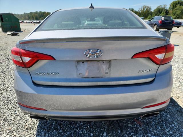 5NPE34AF2GH320196 - 2016 HYUNDAI SONATA SPORT SILVER photo 6