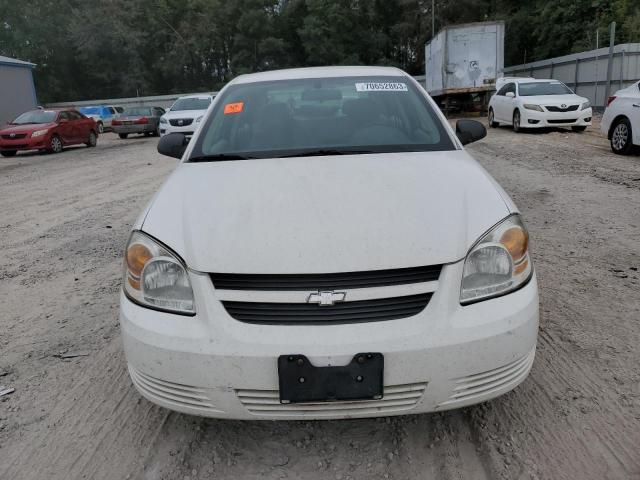 1G1AK55F277255784 - 2007 CHEVROLET COBALT LS WHITE photo 5