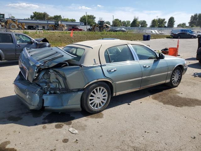 1LNHM81WX5Y640553 - 2005 LINCOLN TOWN CAR SIGNATURE TURQUOISE photo 3