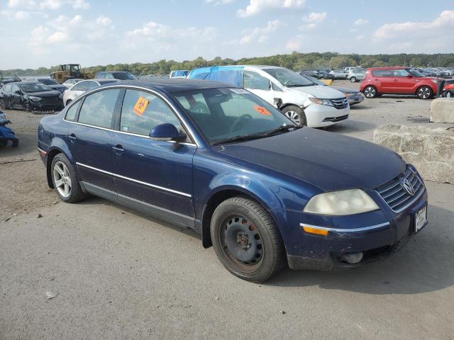 WVWTH63B74P197476 - 2004 VOLKSWAGEN PASSAT GLX 4MOTION BLUE photo 4