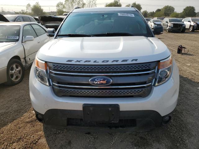 1FM5K8D85FGA25289 - 2015 FORD EXPLORER XLT WHITE photo 5