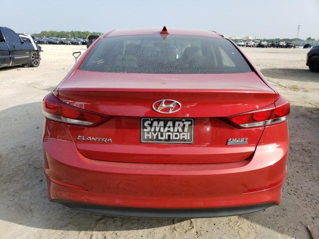 5NPD84LF5HH072005 - 2017 HYUNDAI ELANTRA SE RED photo 6