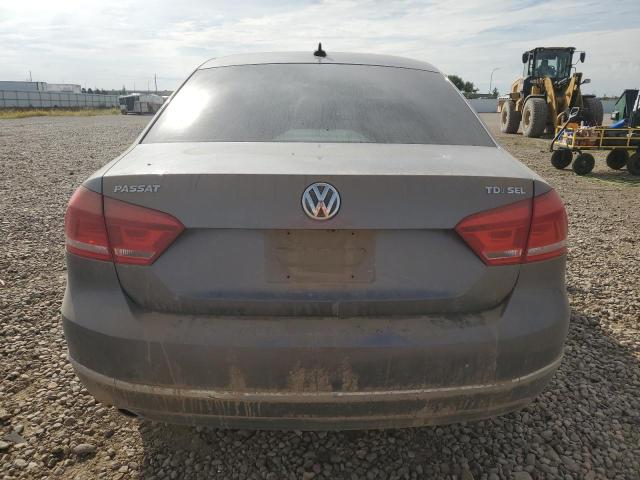 1VWCN7A3XEC047023 - 2014 VOLKSWAGEN PASSAT SEL GRAY photo 6
