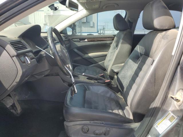 1VWCN7A3XEC047023 - 2014 VOLKSWAGEN PASSAT SEL GRAY photo 7