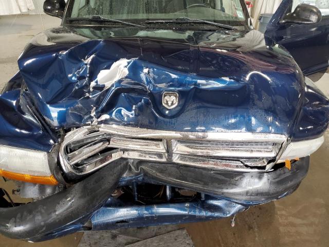 1D7HG32K44S657608 - 2004 DODGE DAKOTA SPORT ლურჯი ფოტო 11