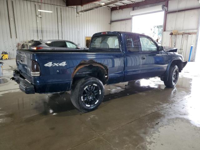1D7HG32K44S657608 - 2004 DODGE DAKOTA SPORT ლურჯი ფოტო 3