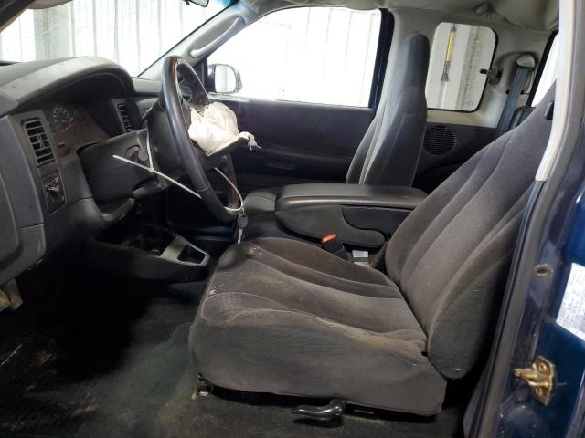 1D7HG32K44S657608 - 2004 DODGE DAKOTA SPORT ლურჯი ფოტო 7