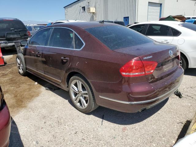 1VWCN7A32EC047372 - 2014 VOLKSWAGEN PASSAT SEL PURPLE photo 2