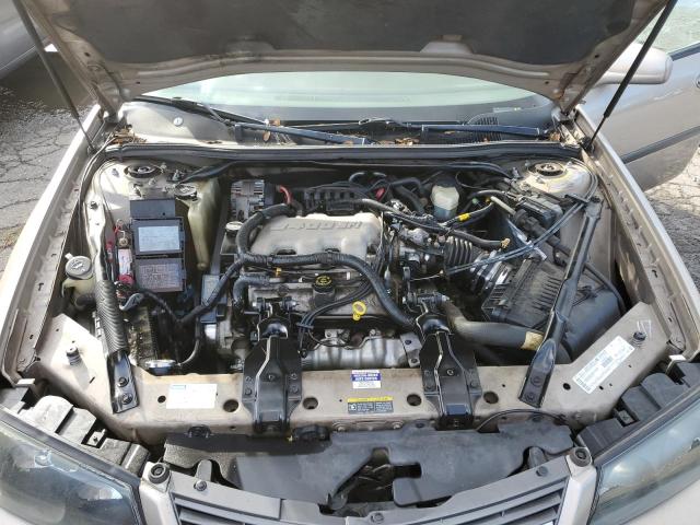 2G1WF55E029111806 - 2002 CHEVROLET IMPALA GOLD photo 11