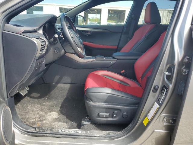 JTJSARBZ7M5023173 - 2021 LEXUS NX 300 BASE ვერცხლისფერი ფოტო 7