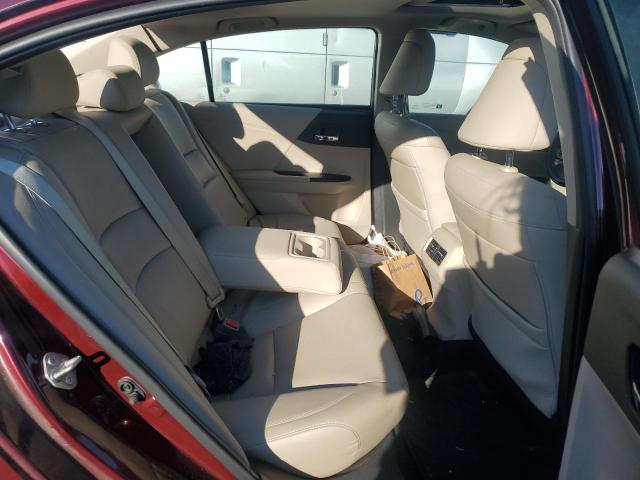 1HGCR2F84HA284106 - 2017 HONDA ACCORD EXL BURGUNDY photo 10