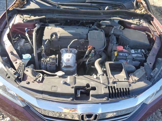 1HGCR2F84HA284106 - 2017 HONDA ACCORD EXL BURGUNDY photo 11