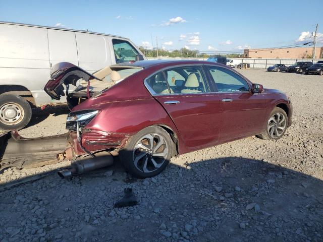 1HGCR2F84HA284106 - 2017 HONDA ACCORD EXL BURGUNDY photo 3