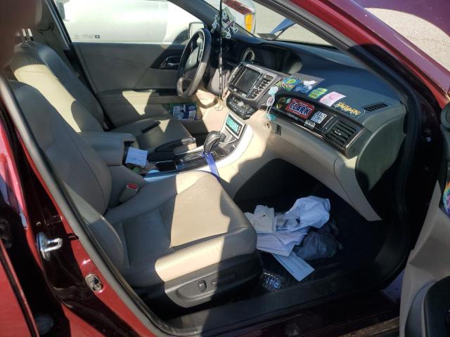 1HGCR2F84HA284106 - 2017 HONDA ACCORD EXL BURGUNDY photo 7