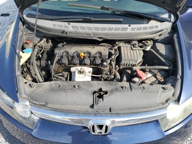 1HGFA165X8L004732 - 2008 HONDA CIVIC LX Bleu photo 11