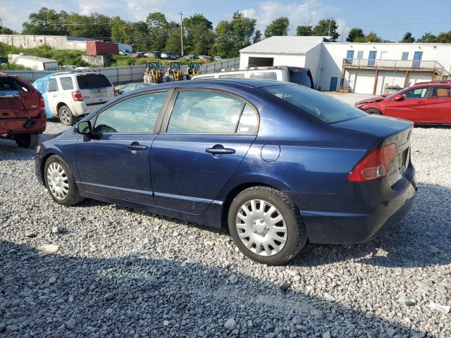 1HGFA165X8L004732 - 2008 HONDA CIVIC LX Bleu photo 2