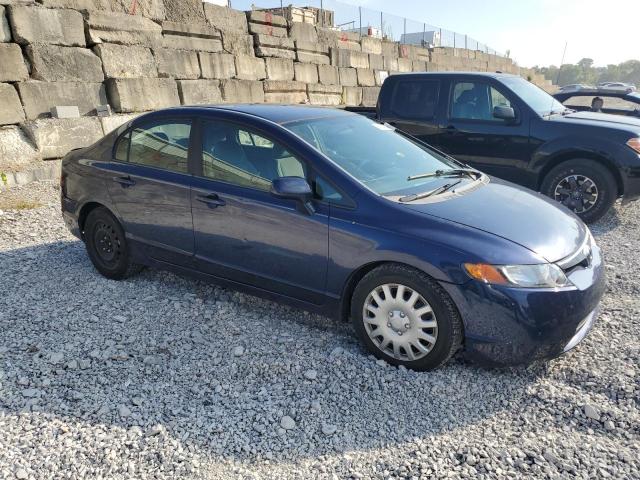 1HGFA165X8L004732 - 2008 HONDA CIVIC LX Bleu photo 4