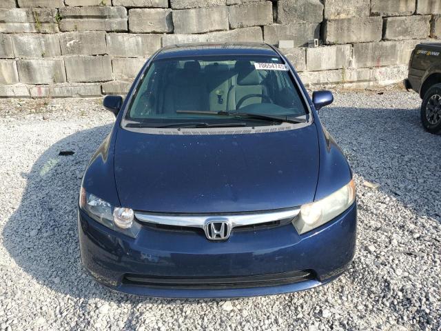 1HGFA165X8L004732 - 2008 HONDA CIVIC LX Bleu photo 5