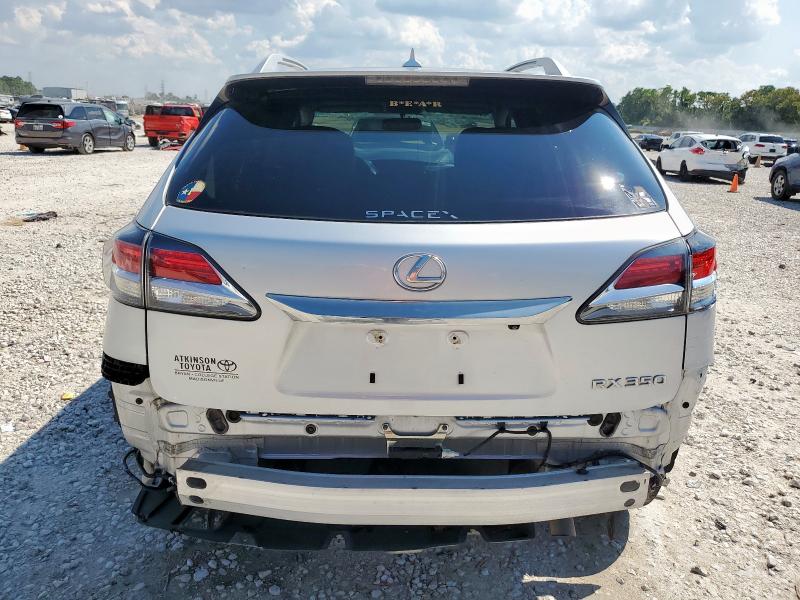 2T2BK1BA6DC164407 - 2013 LEXUS RX 350 BASE SILVER photo 6