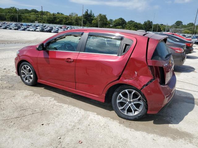 1G1JD6SB5K4112906 - 2019 CHEVROLET SONIC LT MAROON photo 2